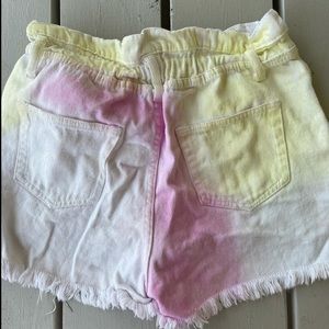 TIE DYE HIGH WAIST SHORTS! Size s